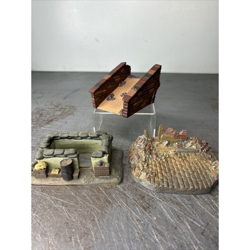 1:32 21st Century Toys Ultimate Soldier Diorama Ruined Building Bunker Bridge